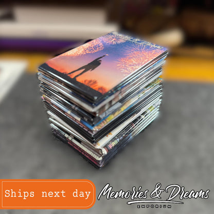 2x3 Bulk Custom Photo Magnets - Personalized Metal Fridge Magnets, Unique Holiday Gift, Home Decor Custom Wedding Fridge Magnet Graduation