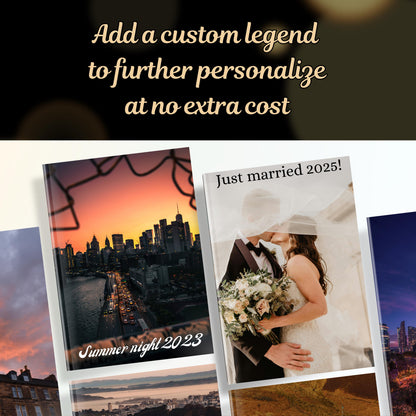 2x3 Custom Photo Magnets - Personalized Metal Fridge Magnets Graduation Milestone Gift, Wedding Decor Custom Fridge Magnet, Vacation Gift