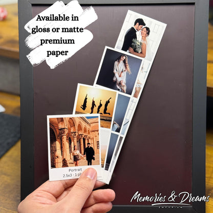 Custom Photo Strip Magnet Wedding Favors Memory Keepsake Gift Idea For Couple Photo Strip Kitchen Decor Save The Date Booth Photo For Her